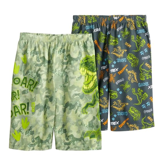 Up Late | Pajamas | In Plastic 2pack All Day Sleep Shorts Nwt Dinosaur ...